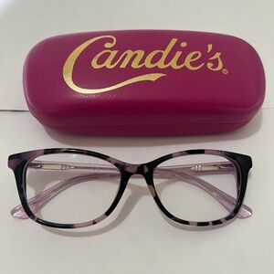 Candies women’s cat eye purple eyeglasses frames